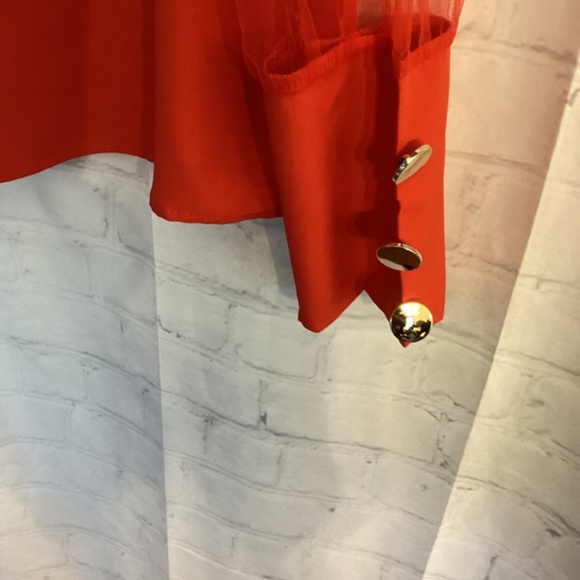 Faux Pearl Long Sleeves Blouse - Picture 3 of 11